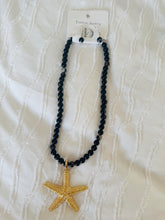 Load image into Gallery viewer, STARFISH Beaded Necklace &amp;  Earring Set (2 Colours)
