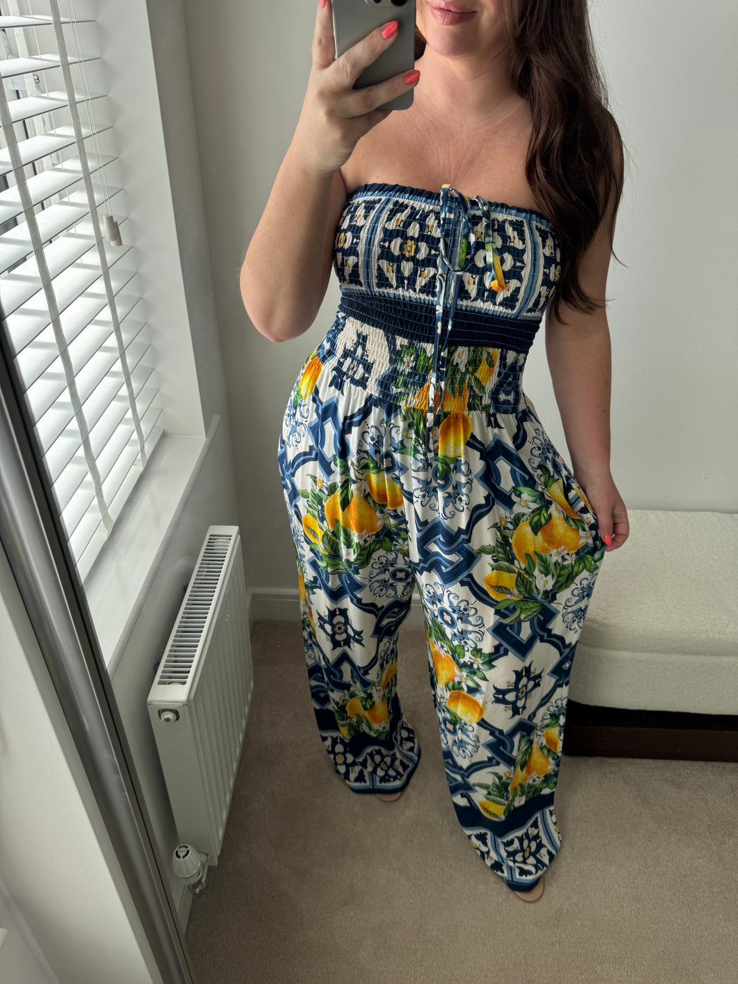 AMALFI Lemon Jumpsuit