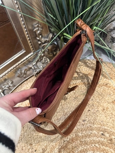 CARLTON Crossbody Bag - Tan
