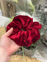 Load image into Gallery viewer, DRESSIE Scrunchie - Ruby Velvet
