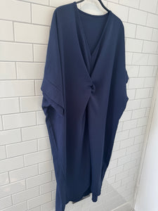 KERRIE Knot MIDI Tunic - Navy