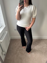 Load image into Gallery viewer, REMI Ribbed Sleeve Knit - White
