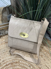 Load image into Gallery viewer, CORA Midsize Crossover Flap Bag - Beige
