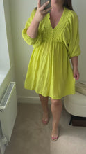 Load and play video in Gallery viewer, CARRIE Cheesecloth Dress (2 Colours)
