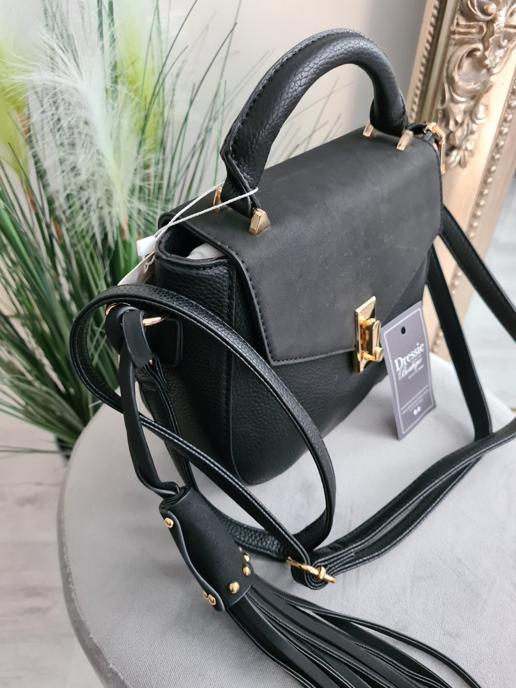 TORI Tassel Bag - Black